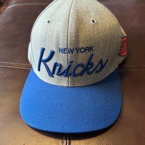 Mitchell & Ness Gray Cap with Red Embroidery